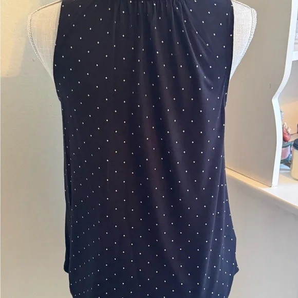 Loft Black Polka Dot Top - Picture 3 of 5
